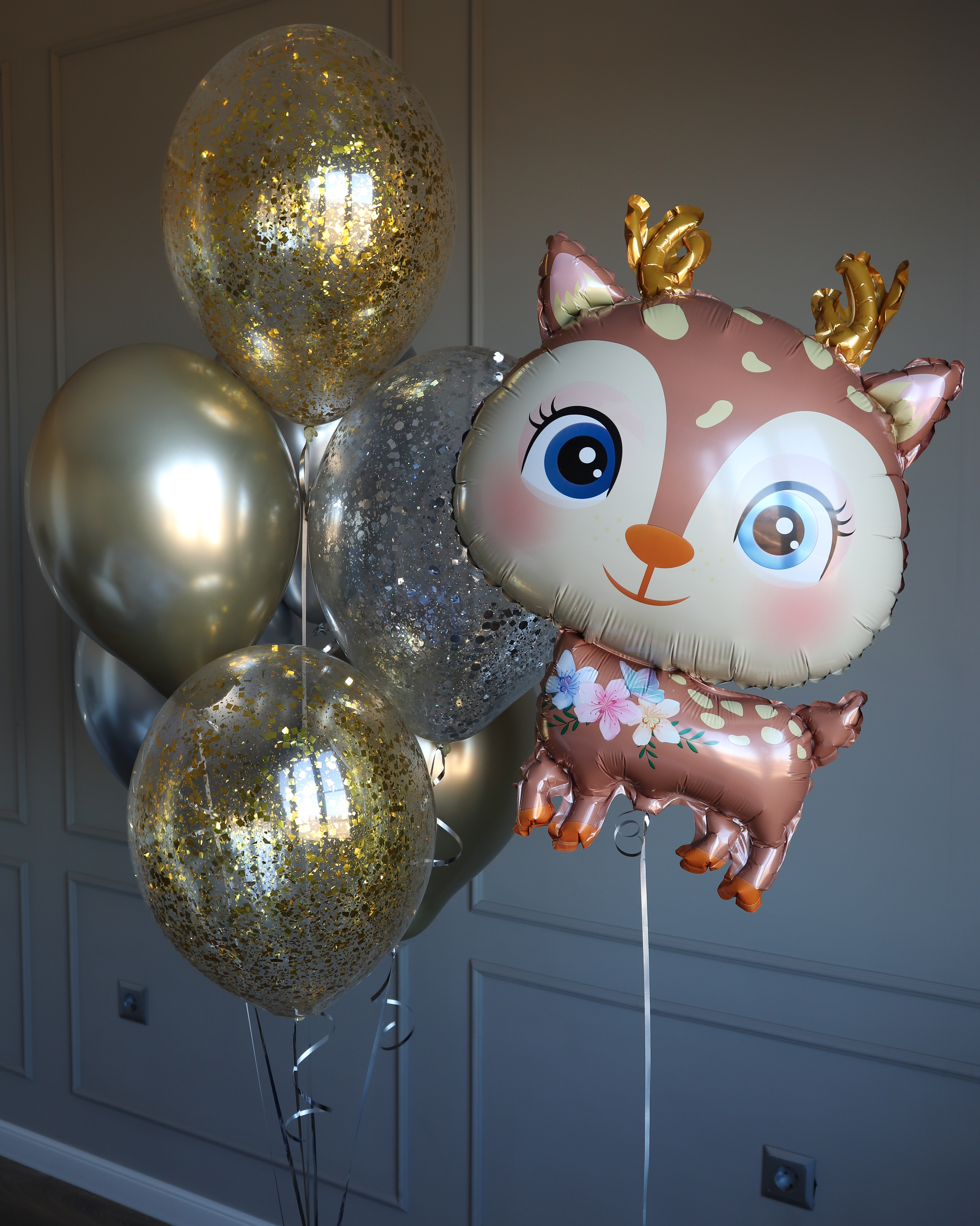 Готовое оформление "Нарядный оленёнок"